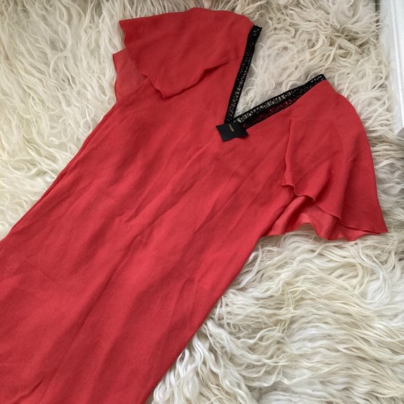 MAJE V-Neck Mini Dress - Picture 4 of 15